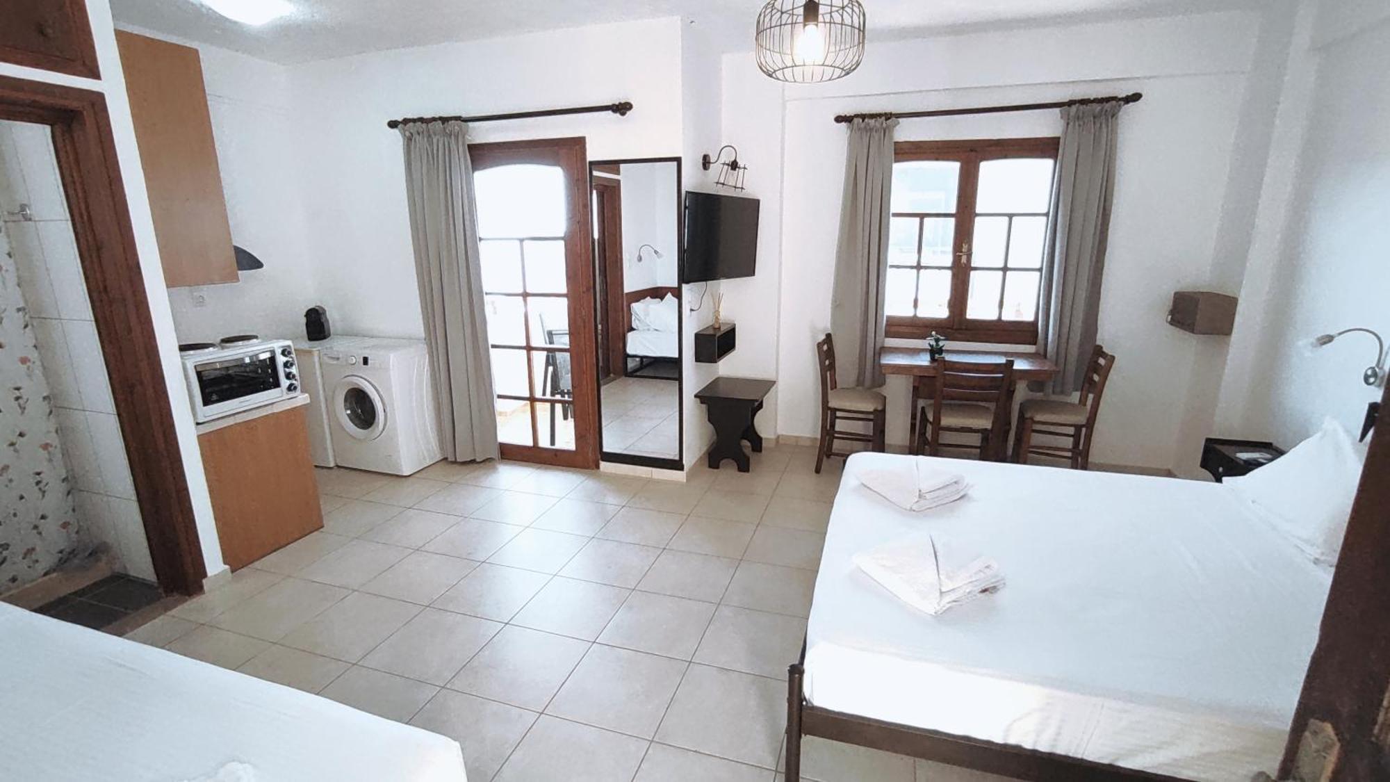 Dedalos N3 Sea View Apartment-30 Metres From The Beach สตาลิดา ภายนอก รูปภาพ